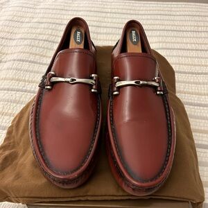 Brown Gucci Bit Loafers